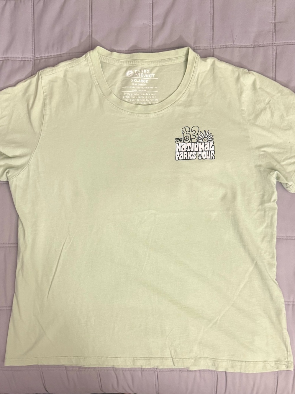 Parks Project Light Green '63 National Parks Tour' Short Sleeve Tee